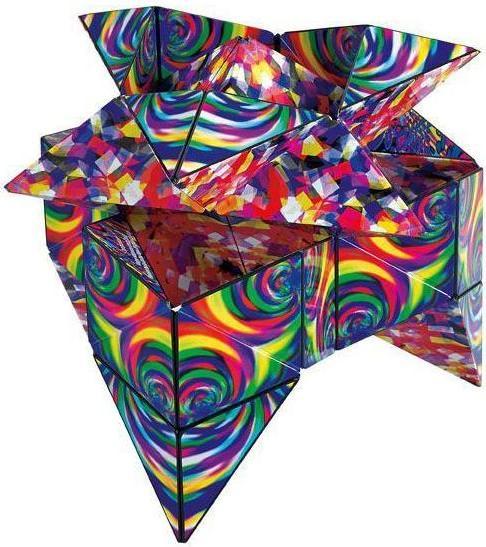 Actual product image Shashibo Cube Confetti - by Artist Laurence Gartel (Multilingual)