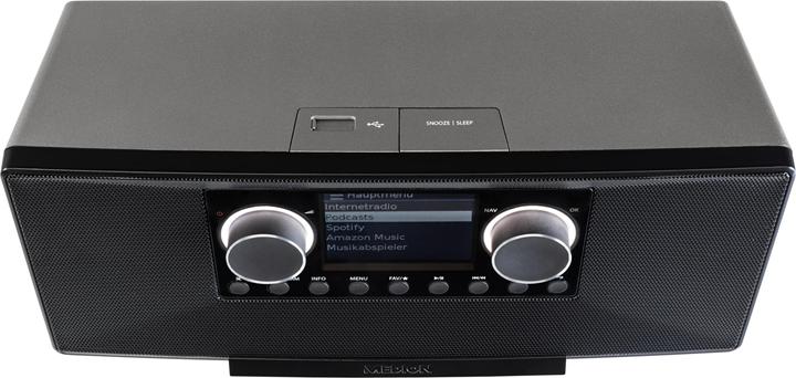 Produktbild Medion P85333 - DAB+ internetradio - Wifi - FM-ontvangst - Zwart (DAB+, AM, FM, MW, WLAN)