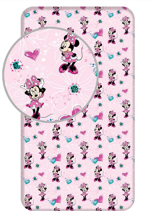 Immagine prodotto Tinisu Lenzuolo matrimoniale Minnie Mouse - 90x200 cm copripiumino letto singolo coprimaterasso (90 x 200 cm)