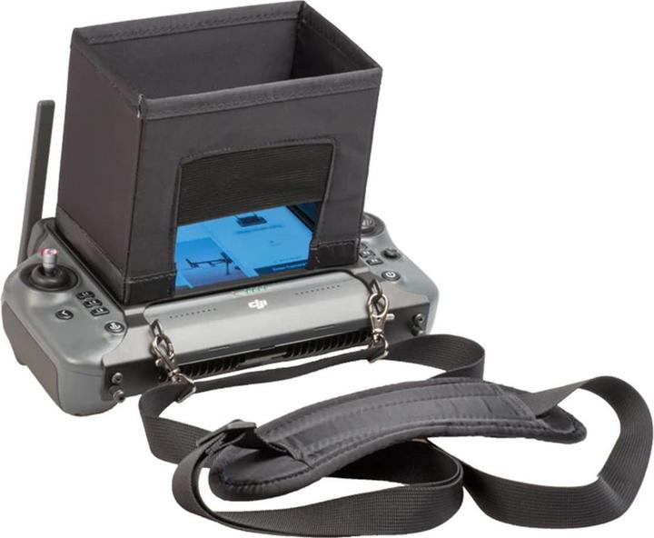 Immagine prodotto Hoodman Parasole e cinghia di trasporto per DJI RC Plus (Protezione dall'abbagliamento del drone, Cinghia per il telecomando del drone, DJI RC)