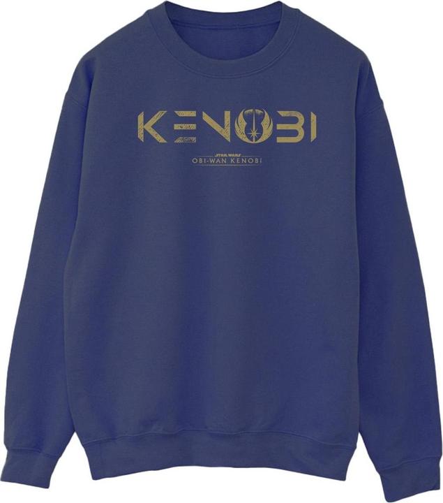 Actual product image Star Wars Mens Obi-Wan Kenobi Logo Cotton Sweatshirt (S)