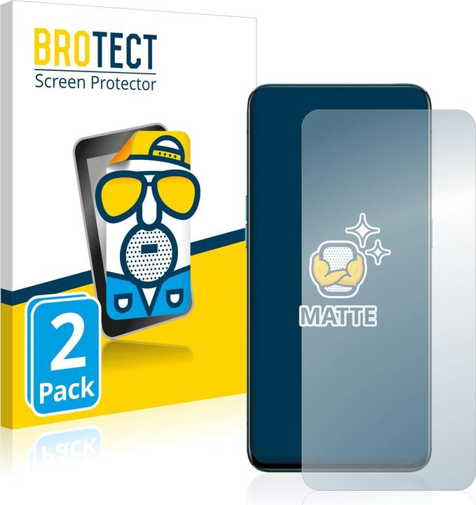 Actual product image BROTECT Anti-glare screen protector matt (2 Piece, Oppo Reno 10x Zoom)