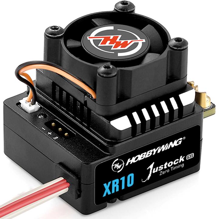 Actual product image Hobbywing Xerun XR10 Justock G3S brushless controller 60A, 2s-3 LiPo, BEC 4A