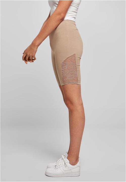 Actual product image Urban Classics Ladies High Waist Lace Inset Cycle Shorts - 16956 (M)