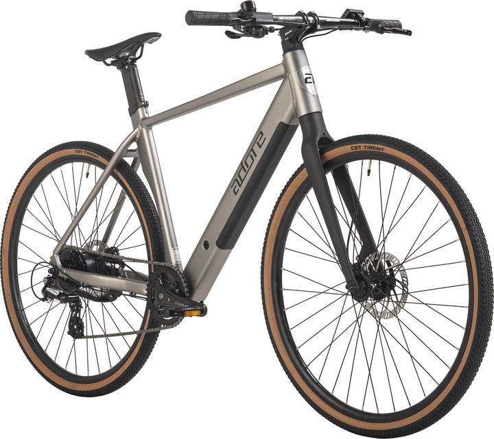 Adore E-city bike 28" aluminium urban bike UBR-770 rear motor 30NM / 10Ah steel grey matt (52 cm)