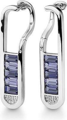 Produktbild Breuning OHRSCHMUCK - E.IOLIT DUNKEL/Brill. 0,06 Ct. H/si (585, - Gold)