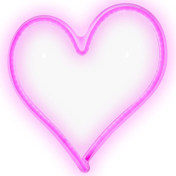 Produktbild Beliani Neonlicht LED Wanddeko rosa 3er Set SUSIE (240 lm)