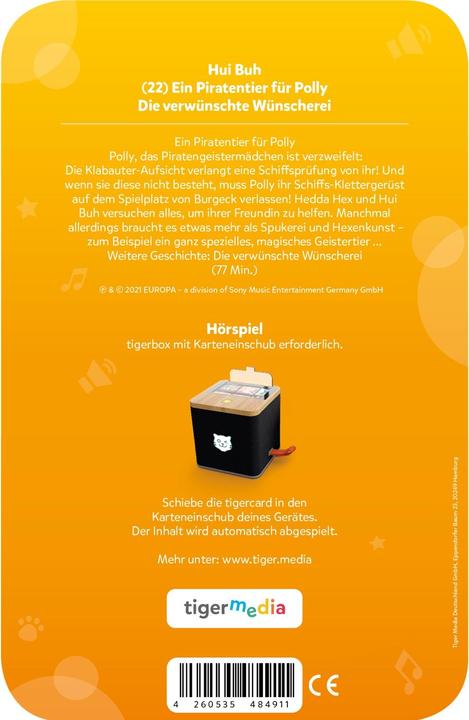 Produktbild Tigermedia tigercard - HuiBuh 22