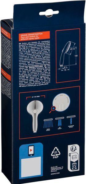 Produktbild Grohe Tempesta 110 Handbrause 3 Strahlarten (3 Strahlarten, 13.50 l/min)
