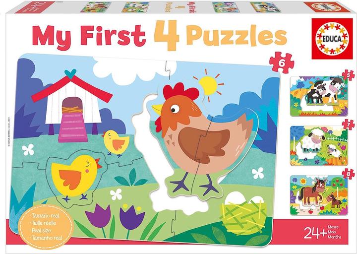 Productafbeelding Educa Mama en baby mijn eerste puzzels (8 onderdelen)