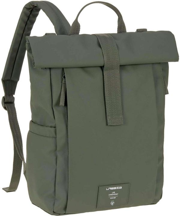 Lässig Sac à dos à langer Rolltop Up Green Label