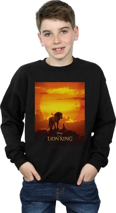 Immagine prodotto Disney The Lion King Movie Sunset Poster Felpa Ragazzi (140, 146)