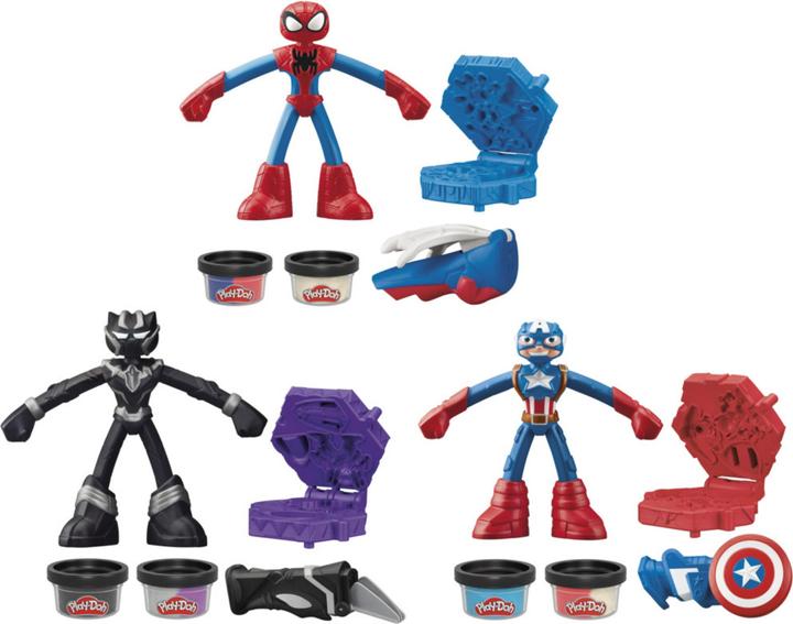 Produktbild Play-Doh Marvel-Figuren assortiert