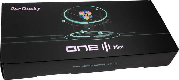 Immagine prodotto Ducky Mini tastiera da gioco One 3 Aura bianca, LED RGB - Kailh Jellyfish Y (USA) (US, Cablato)
