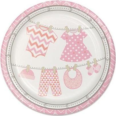 Image du produit Creative Party Assiette en papier pour la fête de bébé (paquet de 8) (8 x)