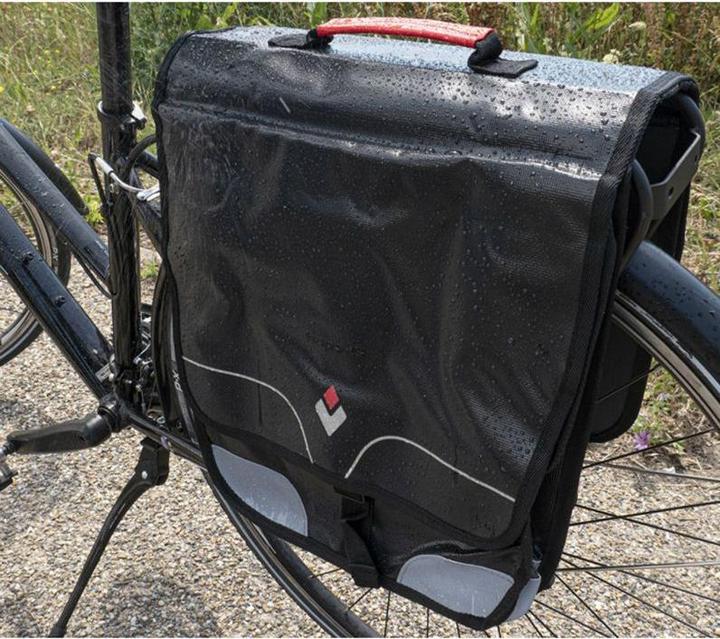 Produktbild P2R fahrradtasche hinten doppelt starr waterproof klettverschluss am gepäckträger hapo-g (32 l, Gepäckträgertasche)