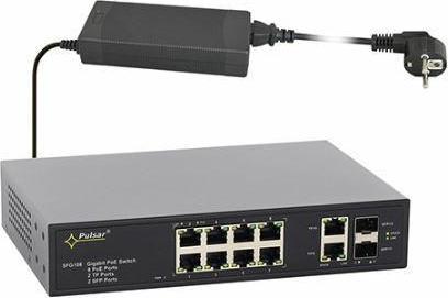 Immagine prodotto TP-Link SFG108 12 Port Industrial PoE Switch (12 Porti)