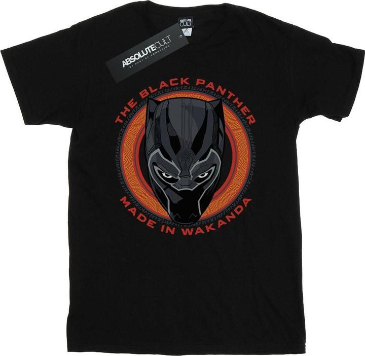 Black Panther Made in Wakanda Rotes TShirt