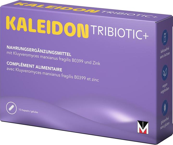 Image du produit Menarini Kaleidon Tribiotic+ Kaps 15 Stk (15 pièce(s), Capsules)