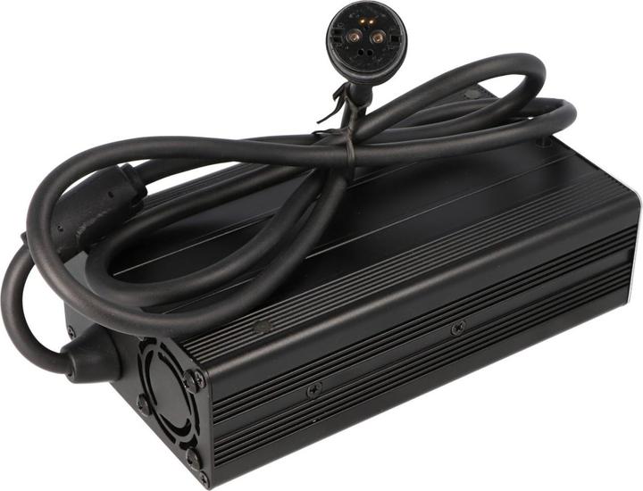 Actual product image BMZ E-bike battery charger Charger 42Vdc 5A Article. Part No. 24881-xx, with Rosenberger plug (E-Bike battery)