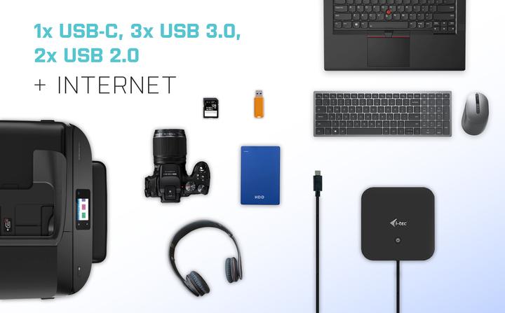 Image du produit i-tec Station d'accueil USB-C HDMI DP (USB-C, 3 Ports)