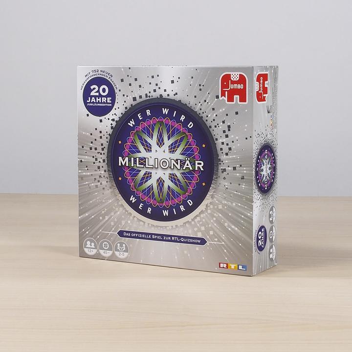 Immagine prodotto Jumbo Chi vuole essere un milionario 20 J, d 20 anni edizione anniversario, da 12 anni, 2-5 giocatori (Tedesco)