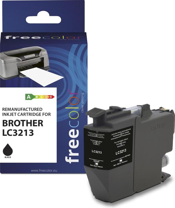 Produktbild Freecolor Patrone Brother LC3213 black remanufactured