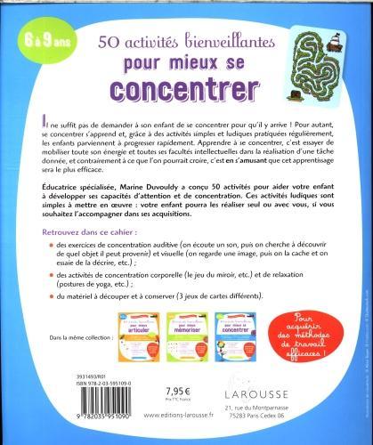 Produktbild 50 activités bienveillantes pour mieux se concentrer 6-9 ans (Französisch, Collectif, 2018)