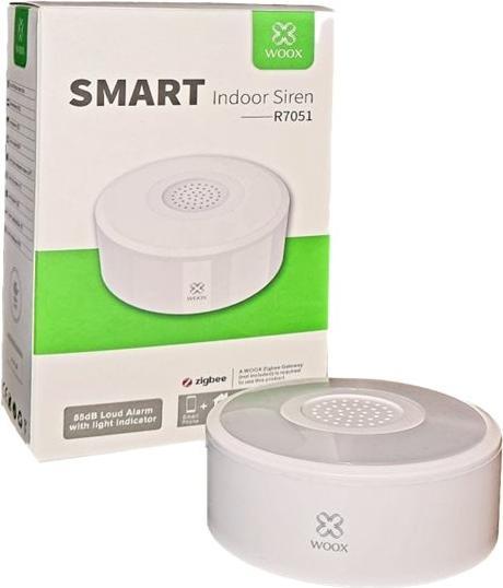 Actual product image Woox Zigbee alarm siren indoor