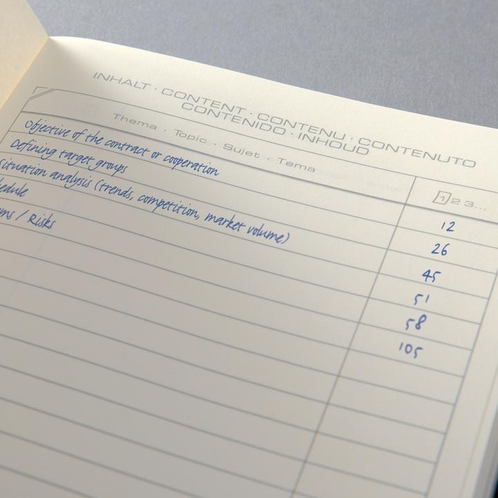Nährwerte und Zutaten Sigel Notizbuch Conceptum Hardcover - Design Casual (187 x 280 mm, Gepunktet, Harter Einband)