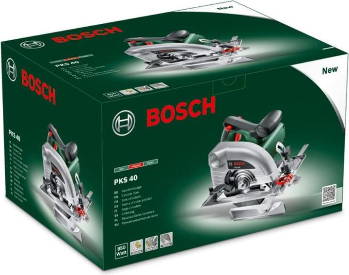 Actual product image Bosch Home & Garden PKS 40 portable circular saw, with Optiline Wood circular saw blade