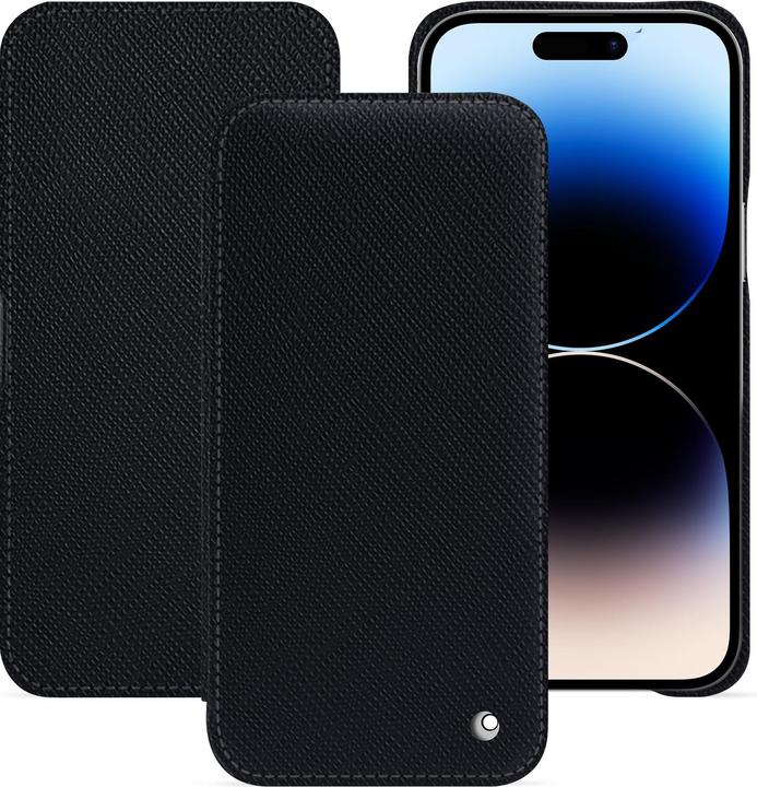 Noreve Horizontal leather flap shell (Apple iPhone 15 Pro Max)