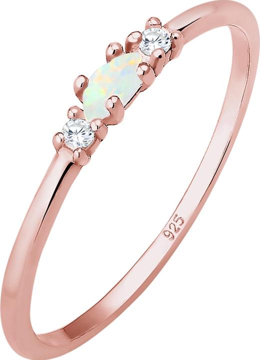 Actual product image Elli Gemstone ring, opal (50, 925 Silver)