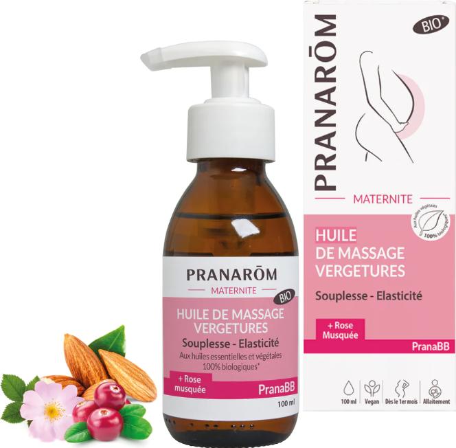 Immagine prodotto Pranarom PranaBB Schwangerschaft Massageöl Dehnungsstreifen Bio (100 ml)