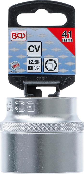 Actual product image BGS Socket, Hexagon 12.5 mm (1/2") Drive 41 mm (41 mm)