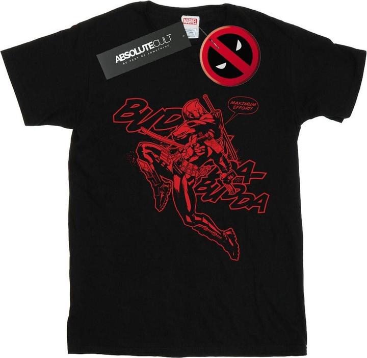 Actual product image Mens Deadpool Budda Budda T-Shirt (XL)