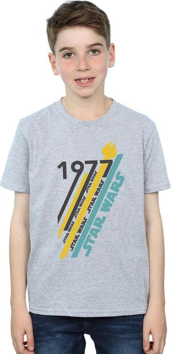 Immagine prodotto Star Wars Retro 77 Stripes Maglietta Ragazzi (152, 158)