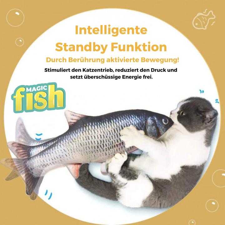 Image du produit Best direct Magic Fish (Jouet en peluche chat)