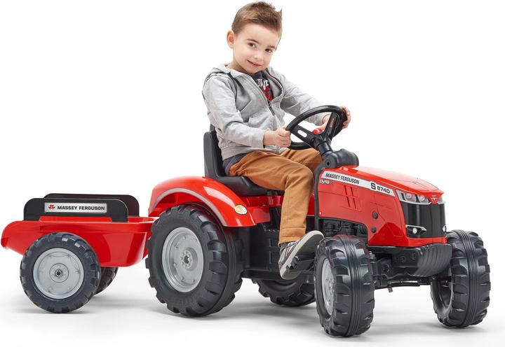 Immagine prodotto Falk Toys Trattore Massey Ferguson + rimorchio L
