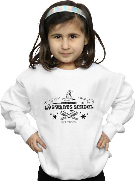 Actual product image Girls Hogwarts First Year Sweatshirt (140, 146)