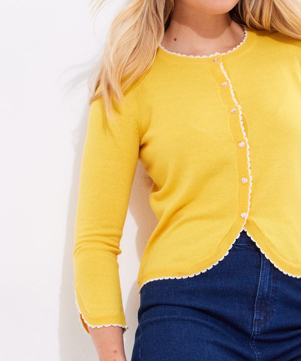 Image du produit Joe Browns Frilly Scoop Neck Cardigan (38)