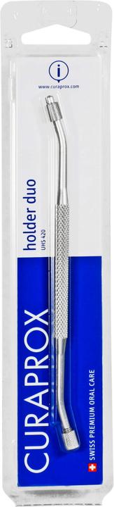 Produktbild Curaprox UHS 420 Duo Silver Halter Alu (1 x)