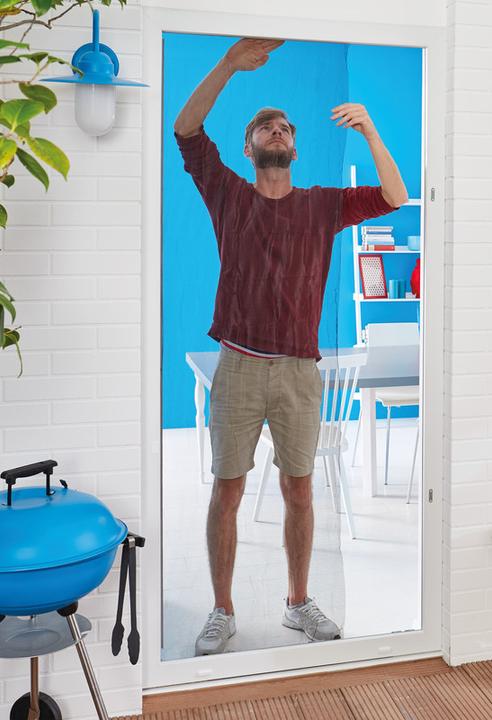 Immagine prodotto tesa Zanzariera COMFORT per finestre, con nastro velcro, autoadesiva, senza forare (120 x 240 cm)