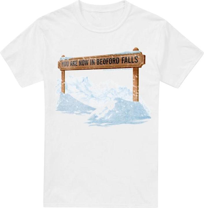 Actual product image It's a Wonderful Life Mens Bedford Falls T-Shirt (XL)