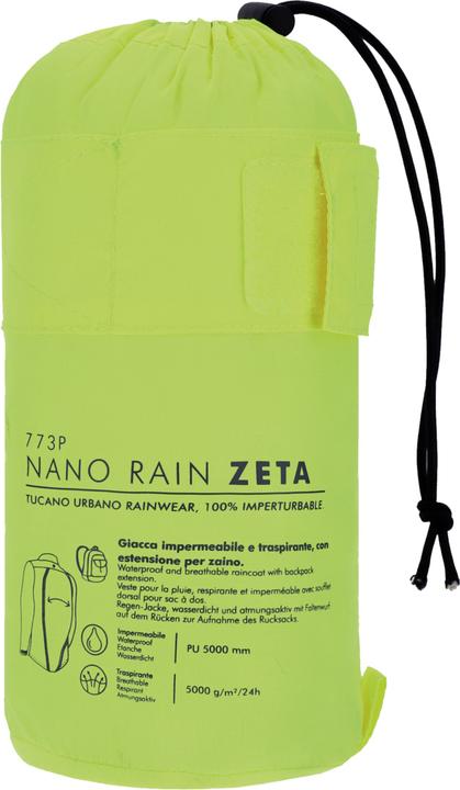 Produktbild Tucano Urbano TU Nano Regenjacke Zeta Unisex gelb XL (Damen, Herren, XL)
