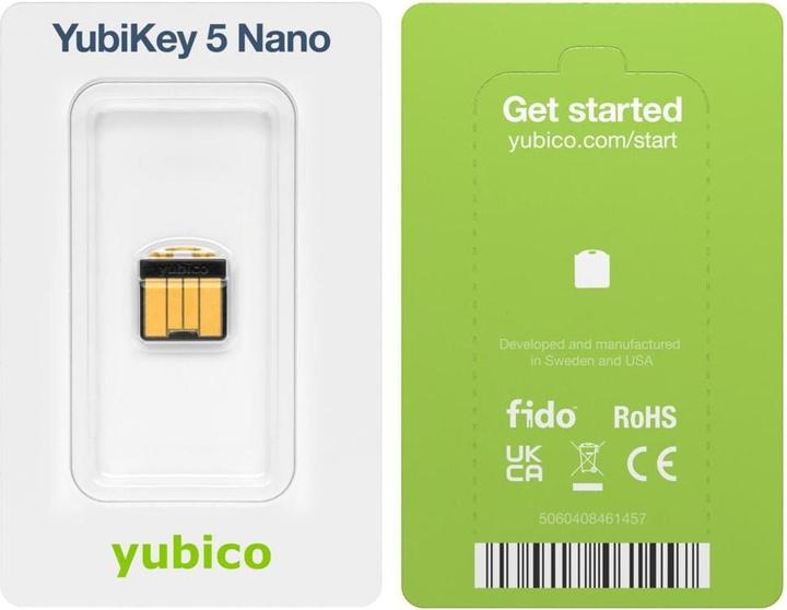 Produktbild Yubico YubiKey 5 Nano
