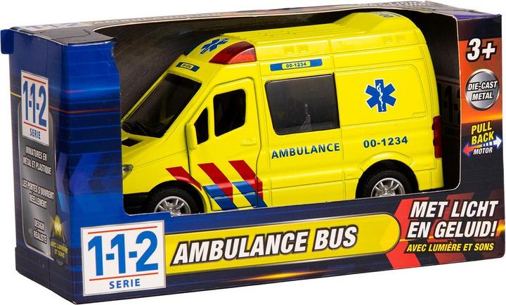 Actual product image Van der Meulen 112 Ambulance Bus 1:34 With Light+Sound