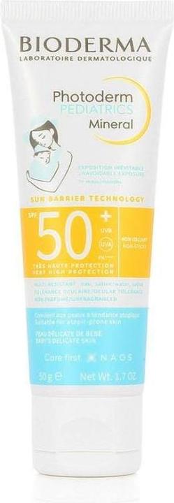 Produktbild Bioderma Photoderm Pediatrics Mineral SPF50+ (Sonnencreme Gesicht, SPF 50, 50 ml, 50 g)