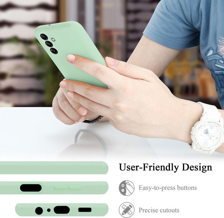 Actual product image Cadorabo Bumper TPU Liquid Silicone Case (Samsung Galaxy A04S)