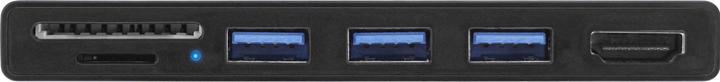 Produktbild InLine MultiHub (USB-C, 3 Ports)